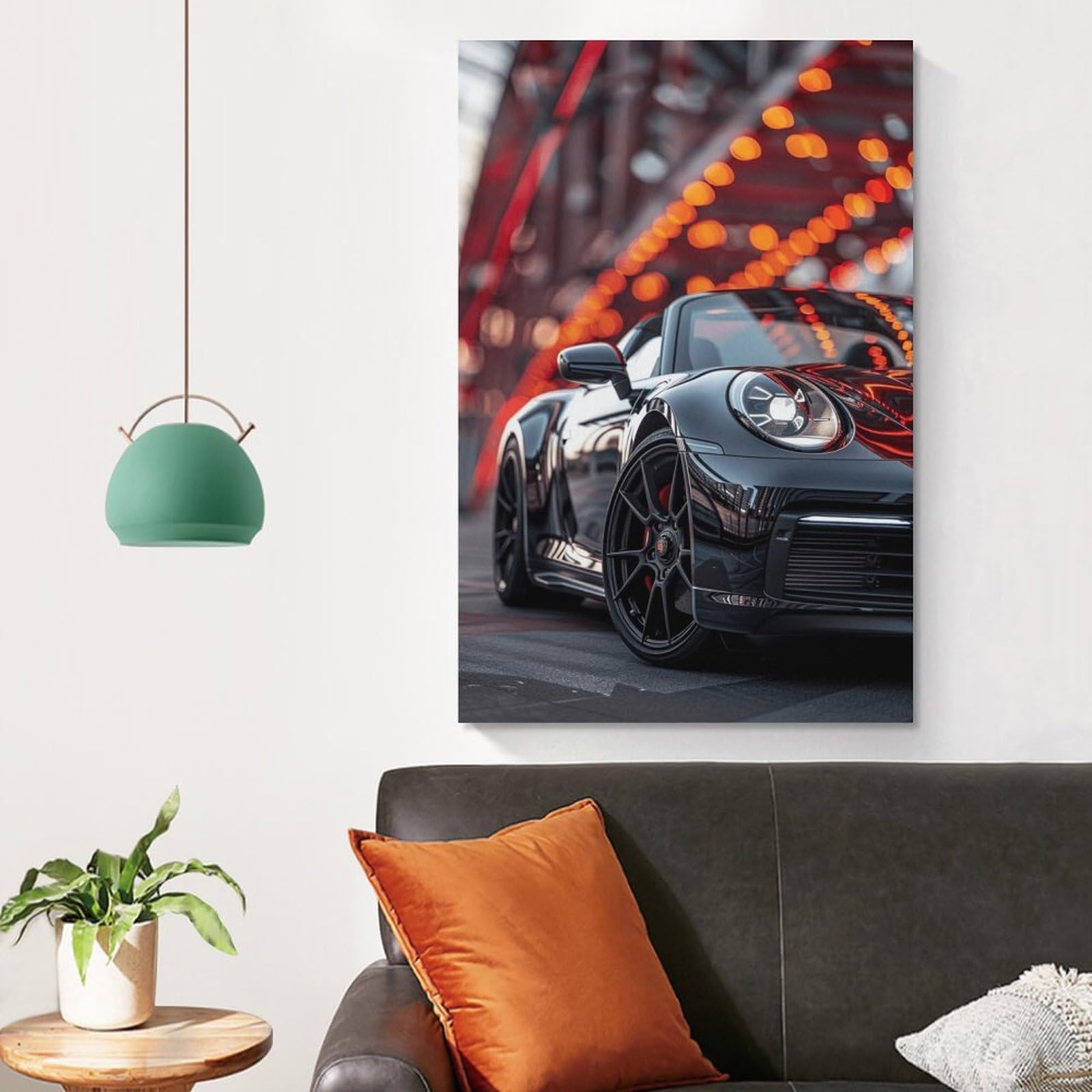 Amazon.co.jp: ポルシェ911車ポスター (2) キャンバス 芸術 壁アート